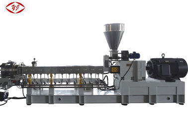 China 2500kg/h PE/PP con el tornillo del gemelo del extrusor de la máquina 800rpm de la granulación del anillo del agua de Mamchine del lote principal del CaC03 proveedor