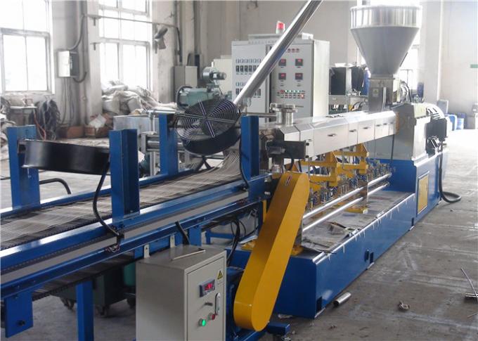 máquina del extrusor de tornillo del gemelo 90kw para la fabricación biodegradable de las pelotillas del PLA del almidón de patata