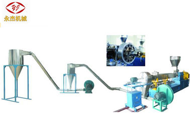 China Extrusor plástico del tornillo gemelo de la refrigeración por aire, máquina de alta velocidad de la protuberancia de WPC fábrica